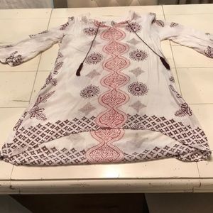 Bohemian shirt-dress